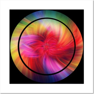 Rainbow Feathers - Abstract Digital Art Posters and Art